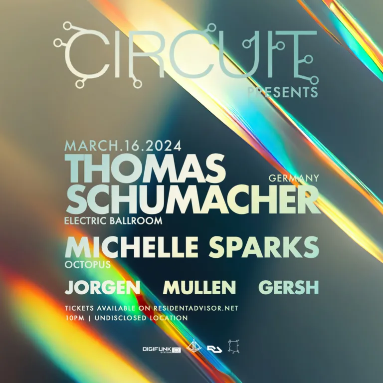 Circuit presents Thomas Schumacher @ Undisclosed Location